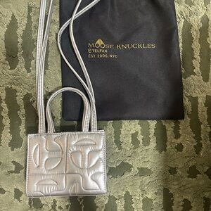 Moose Knuckles x Telfar Quilted Small Shopper - Silver